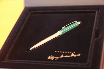 Montblanc Special Edition Pencil 1996 Malachite Nikolai Mozart Pencil New In Box • $1575