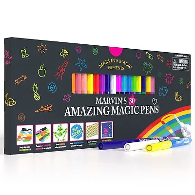 £19.99 • Buy Marvin's Magic - 30 Amazing Magic Pens | Coloured Pens | Art Supplies For Kids