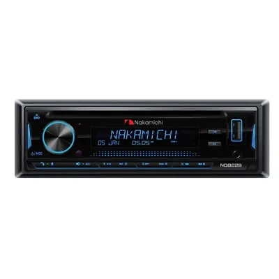 Nakamichi NQ822B 1-DIN CD/MP3/USB Car Stereo In-Dash Receiver W/ Bluetooth (NIB) • $89.99