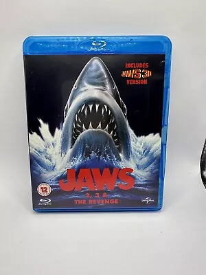 Jaws Box Set (Jaws 2 Jaws 3 & Jaws: The Revenge) [Blu-ray] [1978] • £20.82