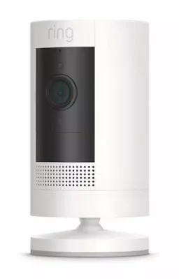 Ring Stick Up Cam Indoor/Outdoor 1080p WiFi Battery Security Camera White 3rd  • $73.95