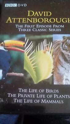 David Attenborough - Birds Plants Mammals (DVD) Top-quality Like New • £3.20