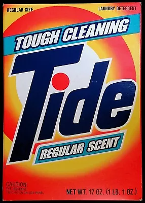 Vintage Late 80's Early 90's Tide Detergent ~ Regular Scent 17 Oz ~ Brand New • $39.96