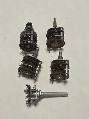 NOS Vintage Stacked Rotary Switch LOT Of 5 • $25