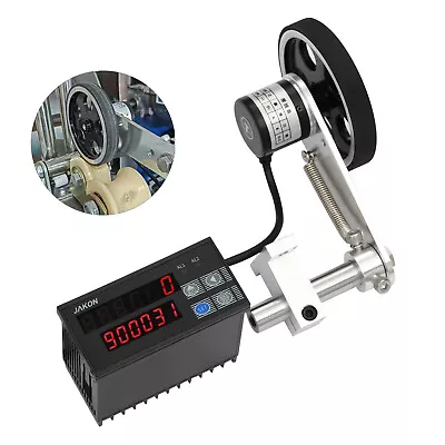 Digital Rolling Wheel Rotary Encoder Distance Meter Measure Tool 110V Black • $121