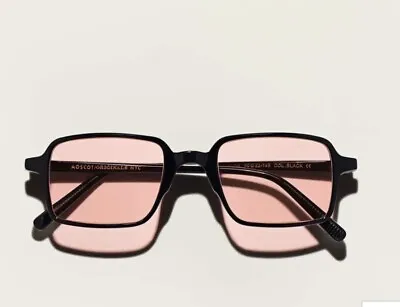 Moscot Originals SHINDIG SUN Eyeglasses In Black (Rose Tinted Lenses) 50-22-145 • $300