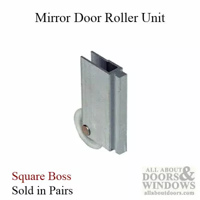 Mirror Door Roller Sliding Door Roller 1.5 Inch Nylon Roller Door Frame Mounted • $38.50