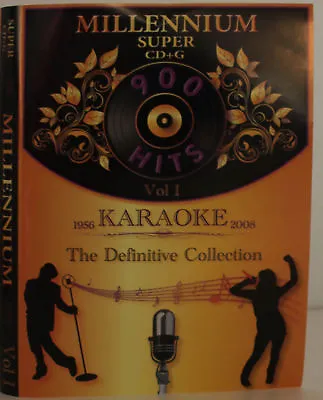  Karaoke Millennium Vol-1 Super CD+G It Plays On Cavs Or PC/with MP3 + Song List • $17.99