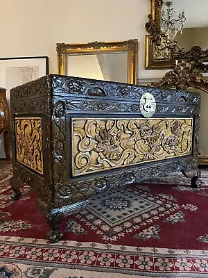 Beautiful Large Oriental Camphor Wood Chest  • £325