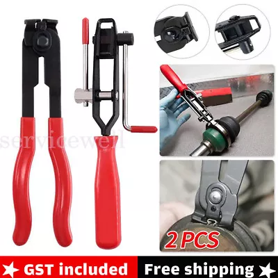 Auto CV Joint Boot Clamps Pliers 2pcs/Set Automobile Car Banding Clamp Tool Kit • $24.62