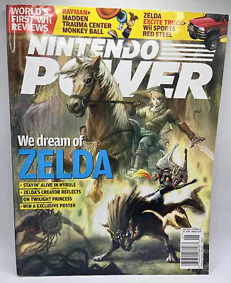 Nintendo Power Magazine 211 Zelda Twilight Princess With Poster And Insterts • £45.84