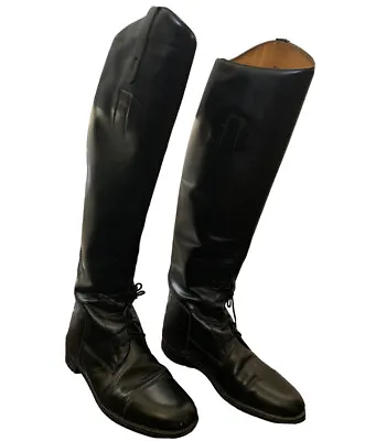 Marlborough Leather Riding Boots Size 10 • $100