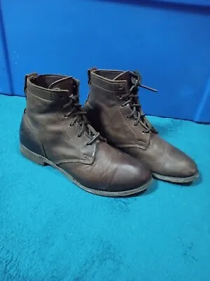 Vintage Shoe Company Brown Leather USA Mens Boots/Shoes Size 8 M.   I • $99.99