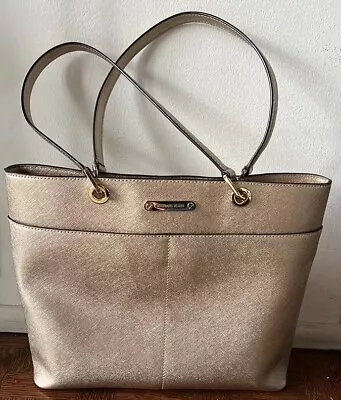 Michael Kors Danville Gold Large Leather Tote 38F7XDBT3M AV 1706 • $109