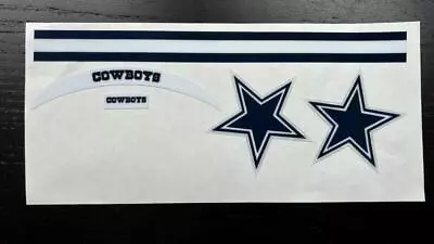 Dallas Cowboys Mini Football Helmet Decal Set • $25