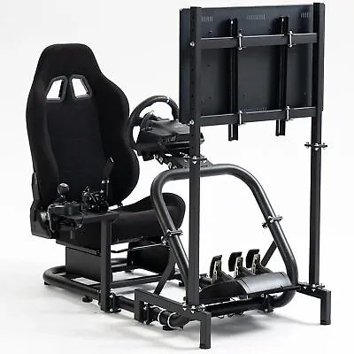 Hottoby Racing Simulator Cockpit Stand Or Seat Fits Logitech GPRO G29 G920 G923 • $319.99