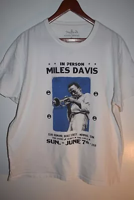 Miles Davis Lucky Brand T Shirt XL • $5