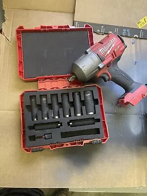 Milwaukee M18 Impact Driver 1/2 With Battery And Socket Set • $300