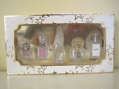 MACY'S 5 Pc SET Women's Fragrance SAMPLER Versace JUICY Karan CAMUTO Philosophy • $27.25