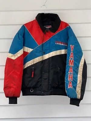 Vintage 1997 Yamaha VMAX 500 600 Snowmobile Jacket Coat Mens Size LARGE • $35