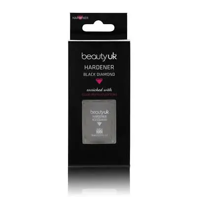 Black Diamond Nail Hardener Enriched UV Filter Nail Strengthener Vegan • £9.95