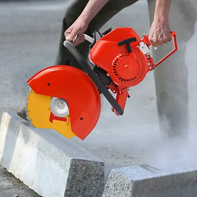 78.5cc 2-Stroke Gas Power Cement Masonry Cutting Concrete Cut Off Saw With Blade • $287