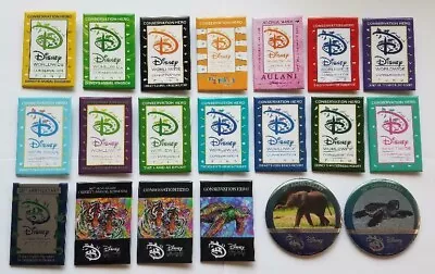 Disney Worldwide Conservation Fund Hero Pin Back Buttons PICK YOUR BUTTON! • $3.99