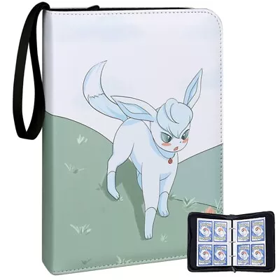 Trading Card Binder Folder 400 Pocket Premium Card Holder Book With 50 Sleeves • £11.95