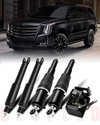 $333.89 • Buy 5 Front Rear Air Suspension Shock Air Compressor For Cadillac Escalade GMC Yukon