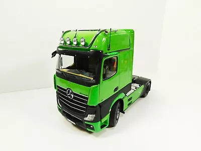 NZG Mercedes Benz Actros Gigaspace 4x2 Facelift Green With Lights 1/18 #992 NEW! • $500