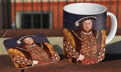 £8.49 • Buy King Henry VIII 8th Of England - Ceramic Coffee / Tea Mug + Matching Coaster 