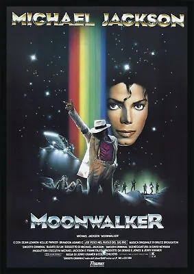 Moonwalker Michael Jackson Repro Film POSTER • £10.99