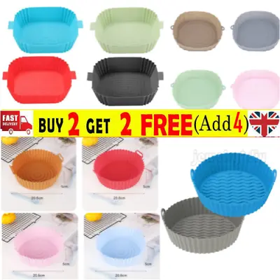 £6.26 • Buy UK Baking Basket Air Fryer Silicone Pot AirFryer Accessories Replacement Liner !