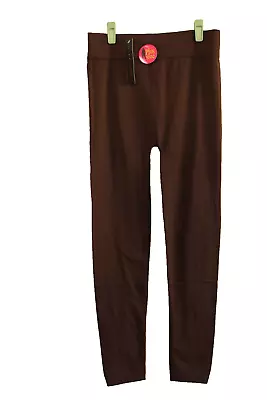 MOPAS LEGGINGS Brown With Fleece Inside .. PLUS SIZE • $4.99