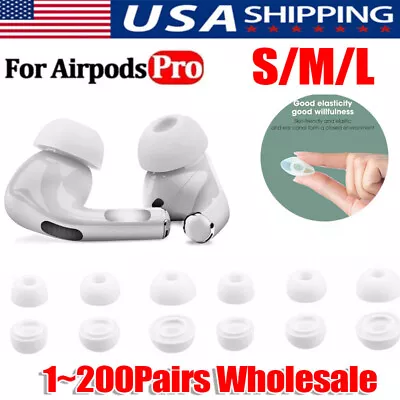 For Apple Airpods Pro NEW Ear Tips Replacement Accessories Cover (S/M/L) Lot • $78.49