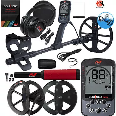 Minelab EQUINOX 900 Multi-IQ Metal Detector W/Pro-find 40 • $1298