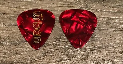 KEITH URBAN - RipCORD 2016 Tour Issued Guitar Pick Red Pearl Country • £9.63