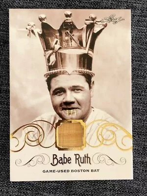 2016 Leaf Babe Ruth Game Used Bat #BB-06. Babe Ruth Collection S/N 1/1 !! RARE! • $440