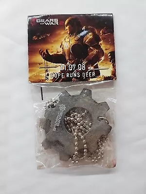 Gears Of War 2 GOW Official Cog Tags Necklace SEALED New Rare Xbox 360 11.07.08 • $39.99