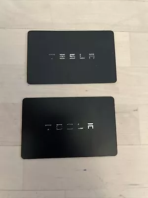 SET OF 2 Genuine OEM TESLA SMART KEY CARD Model S 3 X Y • $35.99