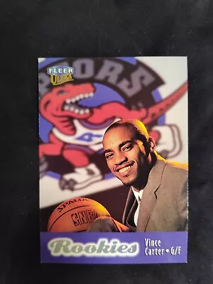 1998-99 Fleer Ultra Vince Carter Rookie Toronto Raptors #106 • $9.99