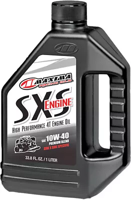 MAXIMA SXS 10W-40 Premium Conventional 4T 4-Stroke Side X Side Engine Oil 1L • $19.43