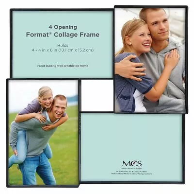 MCS Format Collage Frame With 4-4x6 Openings (Same Shipping Any Qty) • $7.99