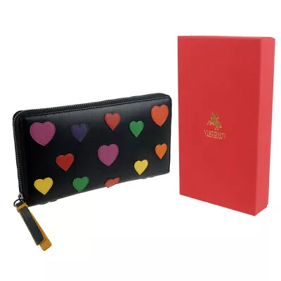 Ladies Soft Leather RFID Long Purse/Wallet Love Collection By Visconti Gift B • $81.73