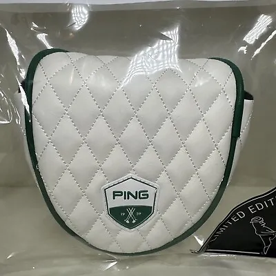 NEW Ping Limited Edition Heritage Mallet Putter Cover Masters GreenWhite • $16.91