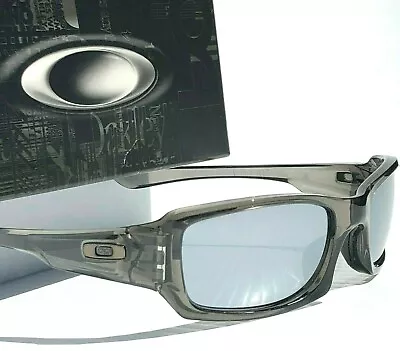 NEW Oakley FIVES Squared Grey Smoke POLARIZED Galaxy Chrome Mirror Sunglass 9238 • $108.96