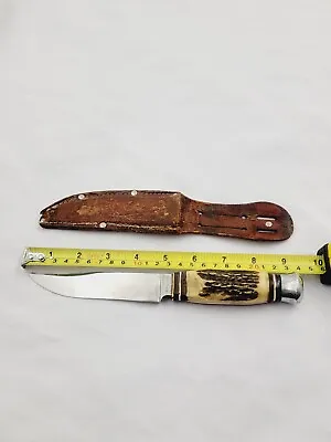 August Kullenberg Solingen - Vintage Stag Handled Hunting Knife • $44.99