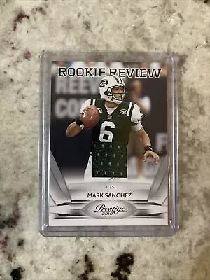 Mark Sanchez 2010 Panini Prestige Rookie Review #1 Event Used Jersey Patch • $4.44