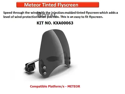 Royal Enfield  TINTED FLY SCREEN  For METEOR 350 With Express Shipping • $56.79