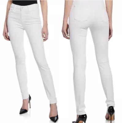 J BRAND White Skinny Leg Low Rise Jeans In 910 WHT Size 24 Inseam 30  • $34.97